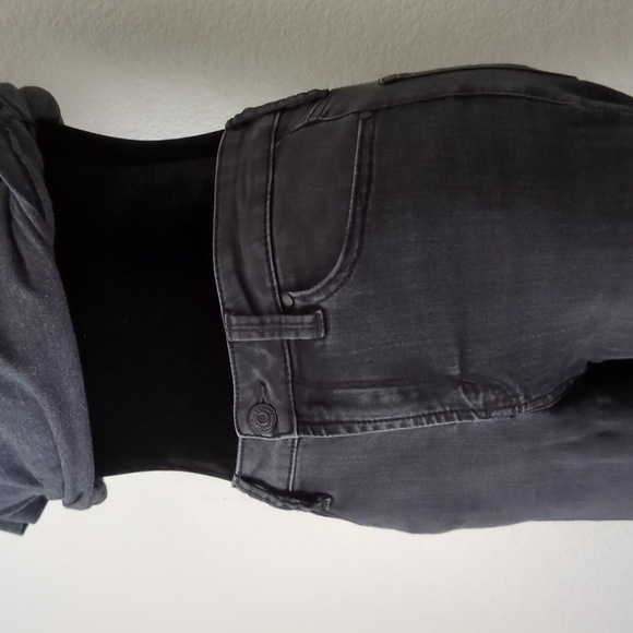 Rachel Roy stretchy skinny jeans washed black size 4/28 - Picture 2 of 5